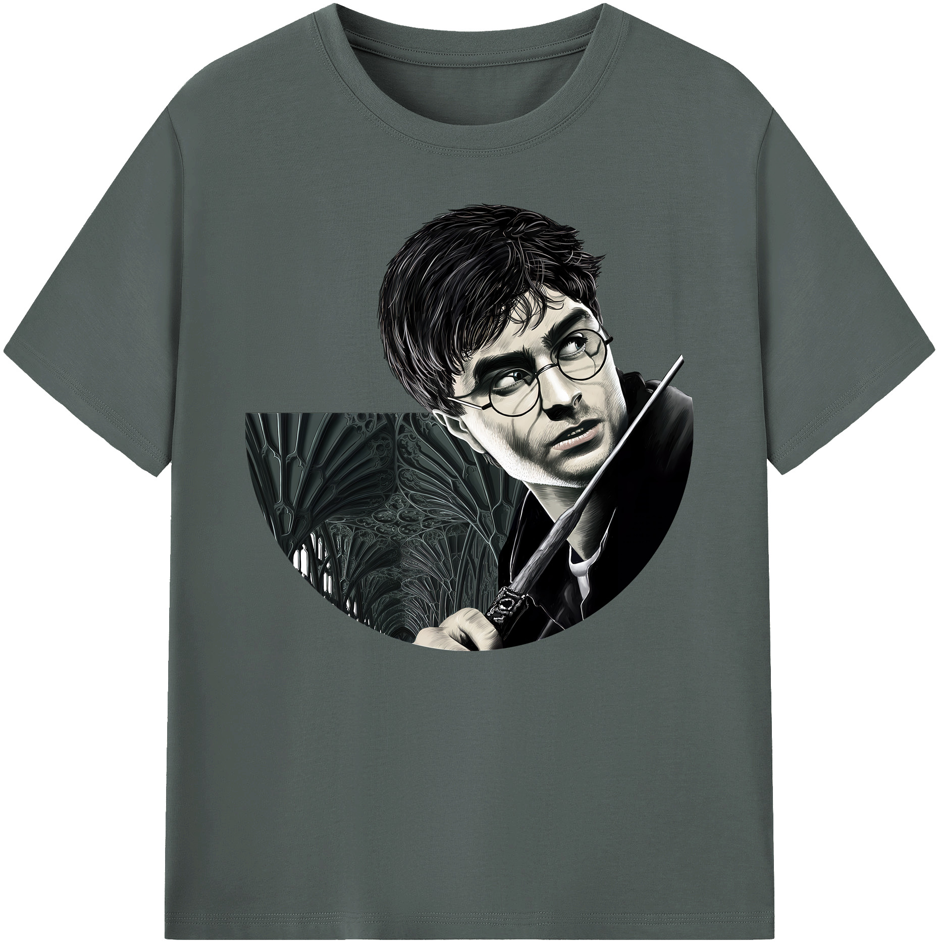 （画像用） Harry Potter ハリー・ポッターシリーズ 綿100％ メンズ半袖Tシャツ｜肌触りやわらか＆通気性